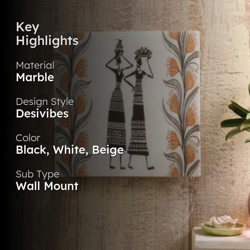 Folklore Printed Marble Wall Accent media 2