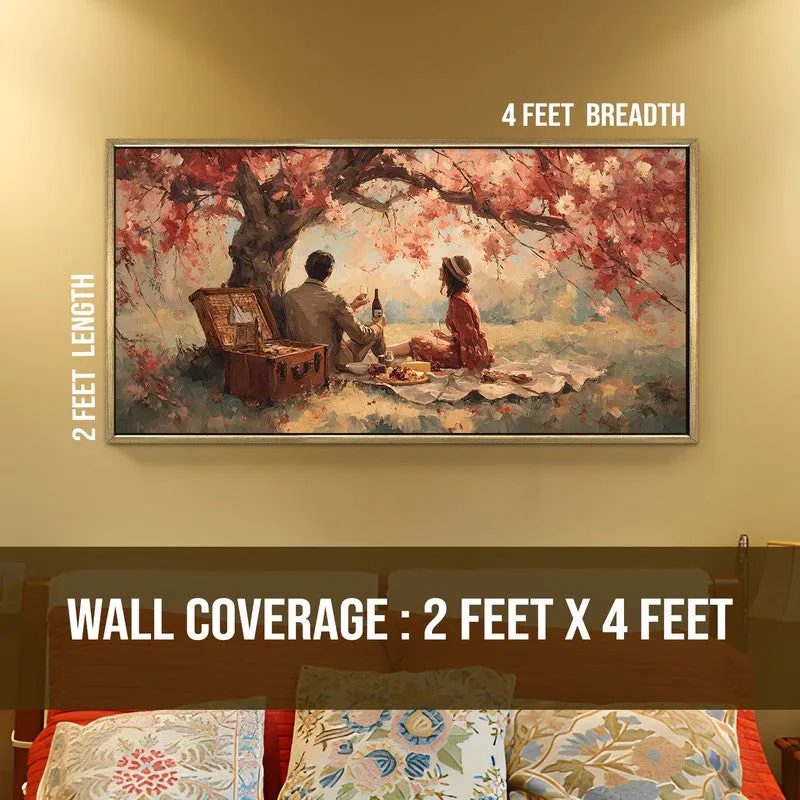 Flowering Boughs Canvas Wall Painting With Frame media 8