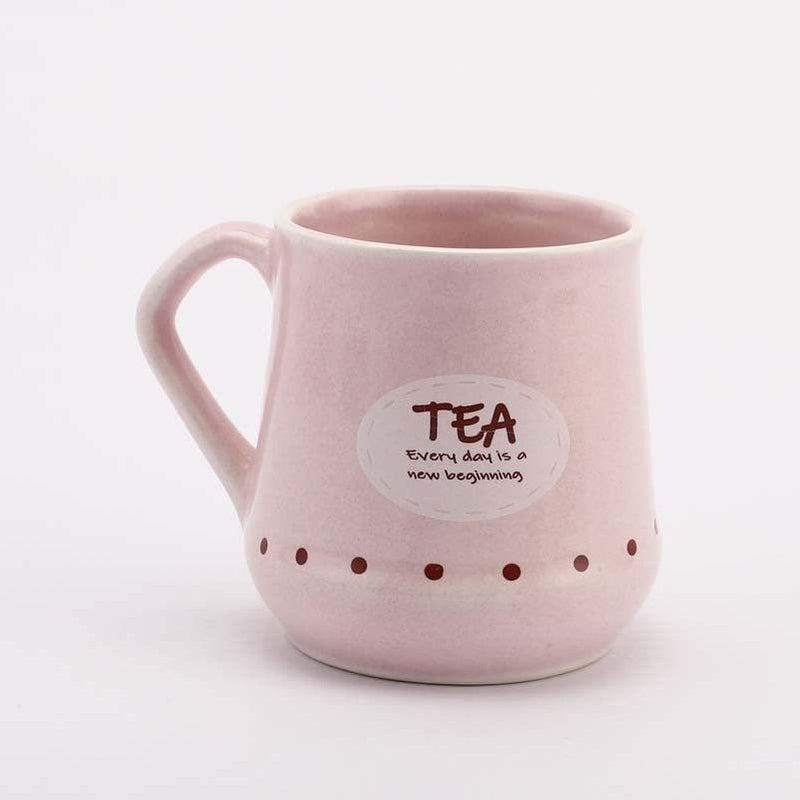 Happy Ceramic Tea Cup (190 mL Each) -  Set of Six media 3