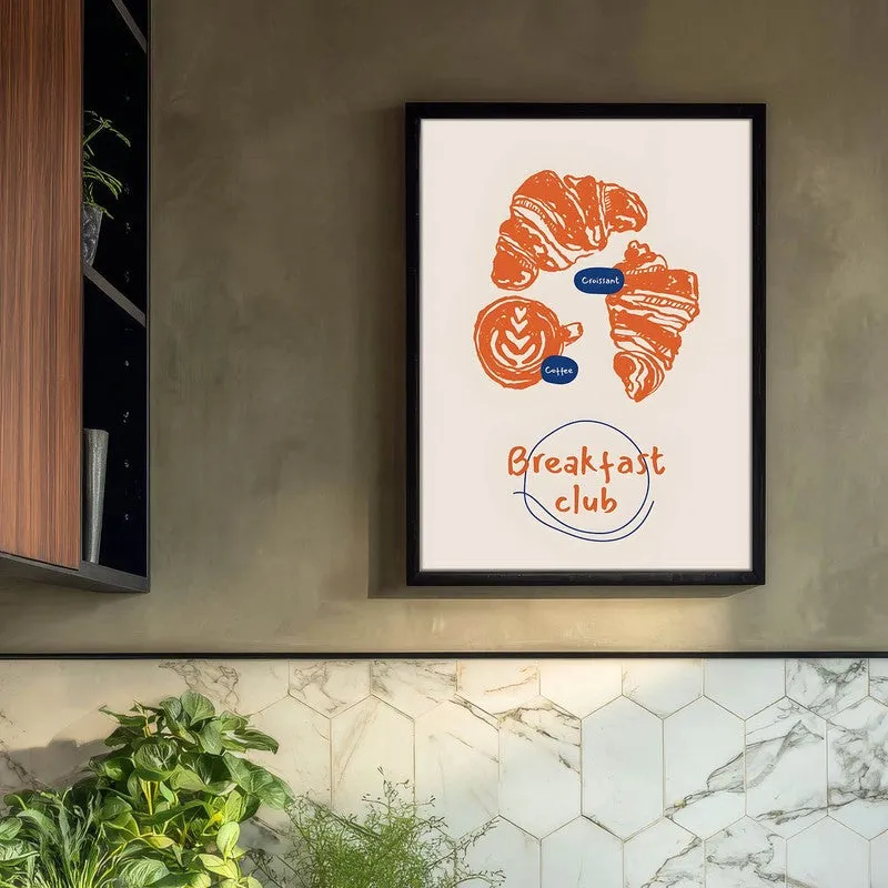 Breakfast Club Archival Canvas Wall Art - Black media 3