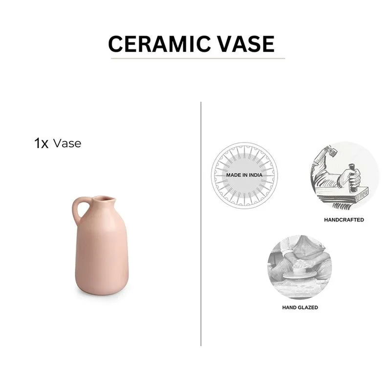 Seren Ceramic Vase - Pink media 5