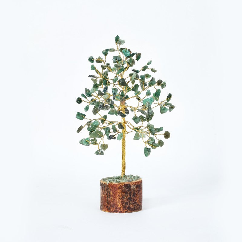 Prosperity Jade Gemstone Tree Decorative Showpiece media 5