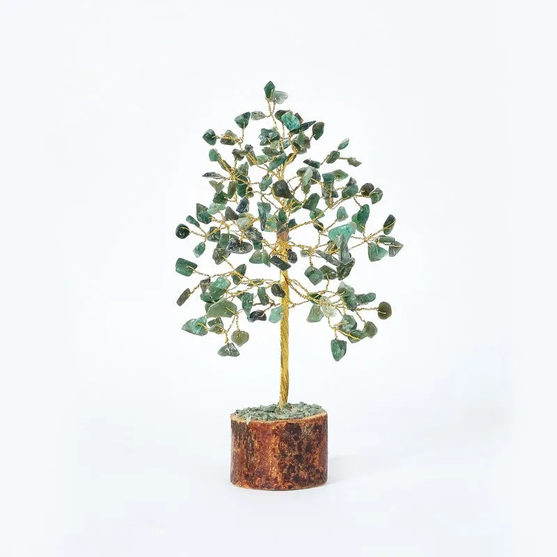 Prosperity Jade Gemstone Tree Decorative Showpiece media 5