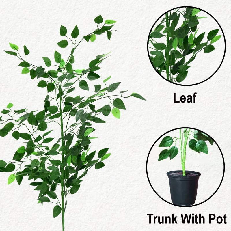 Verdique Artificial Ficus Tree - 4 Feet media 6