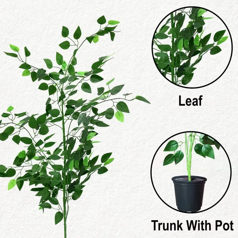 Verdique Artificial Ficus Tree - 4 Feet media 6