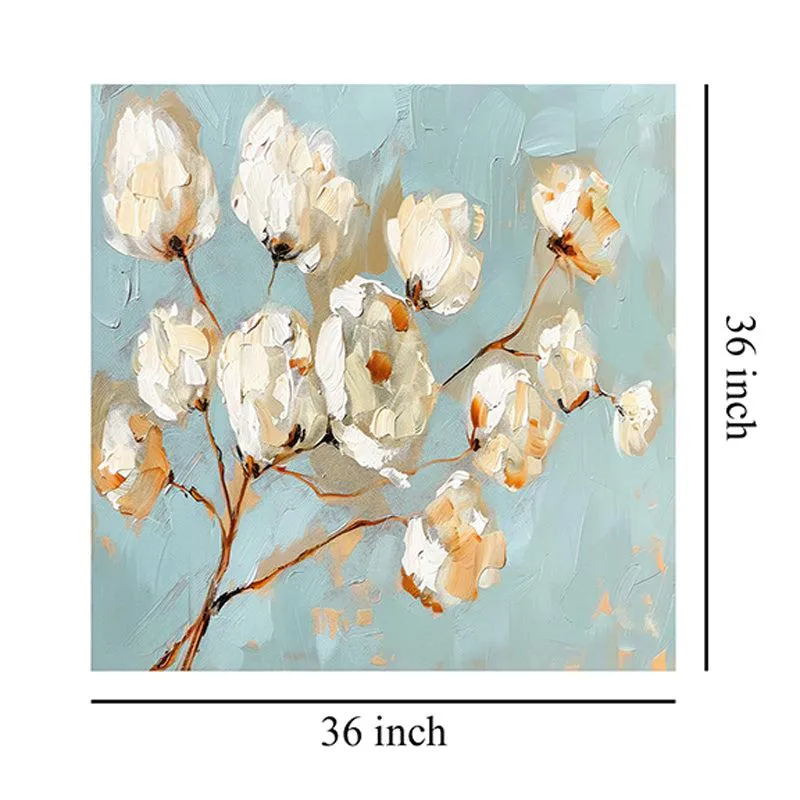 Cotton Bloom Poly Canvas Wall Painting media 8