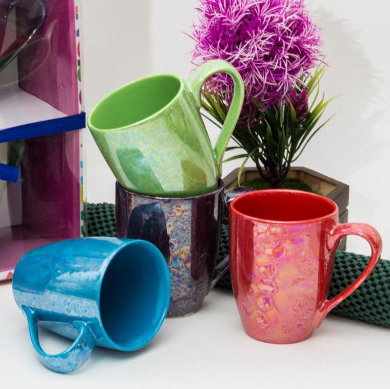 Isolde Porcelain Coffee Mug (300 mL Each) - Set of Four media 4