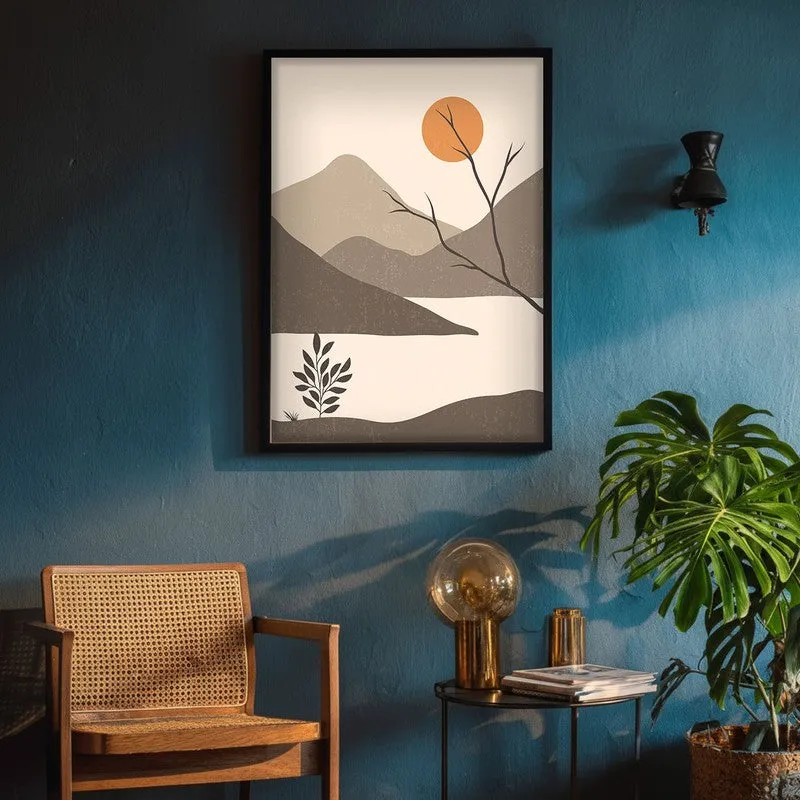 Whispering Graphite Archival Canvas Wall Art - Black Frame media 5