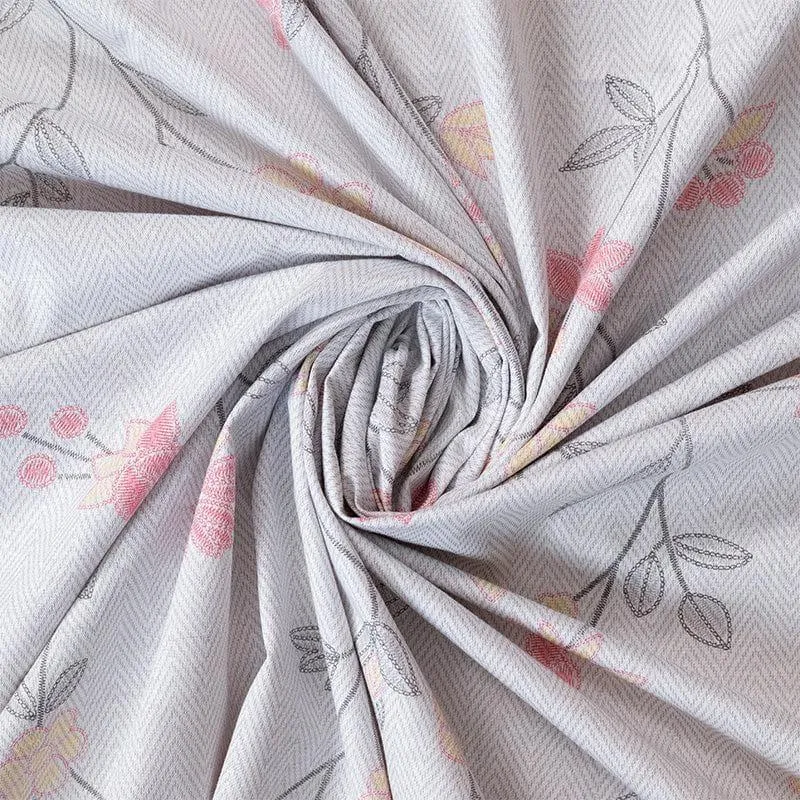 Aaavar Printed Reversible Cotton Bedsheet (Purple,White) - 170 TC media 7