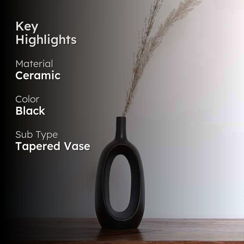 Ring Vase - Black media 2