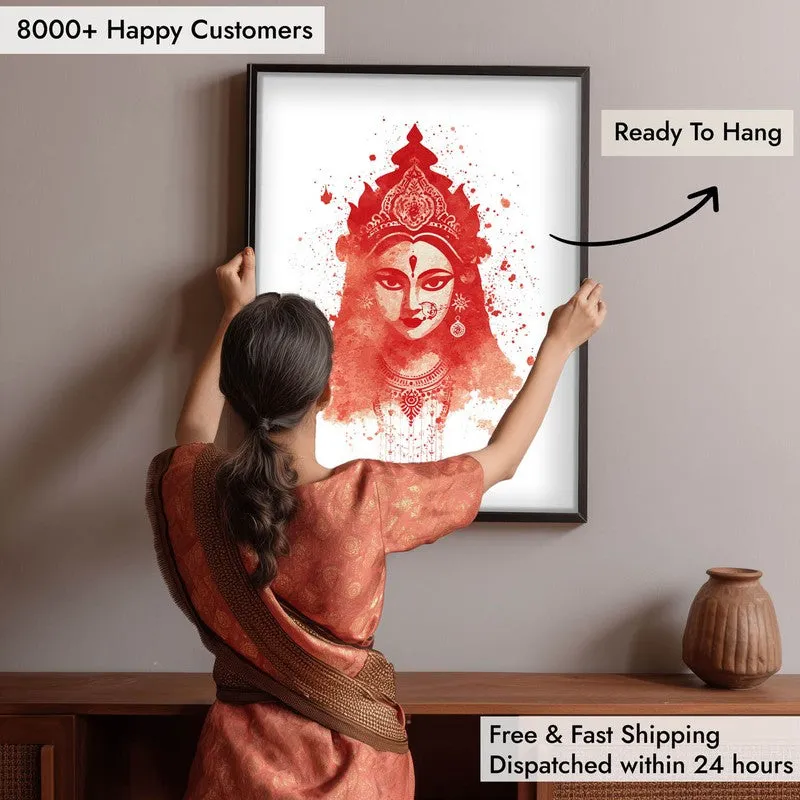 Divine Mother Durga Devi Archival Paper Wall Art media 5