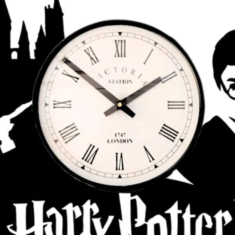 Harry Potter Steel Analog Wall Clock - Black media 5