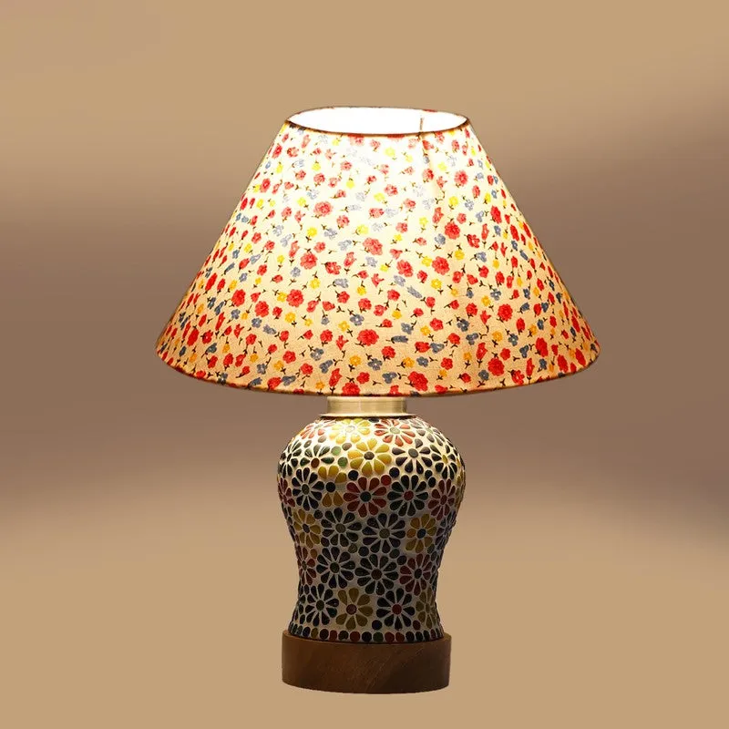 Aurelia Fleura Arbor Wooden Table Lamp - Multicolor media 7