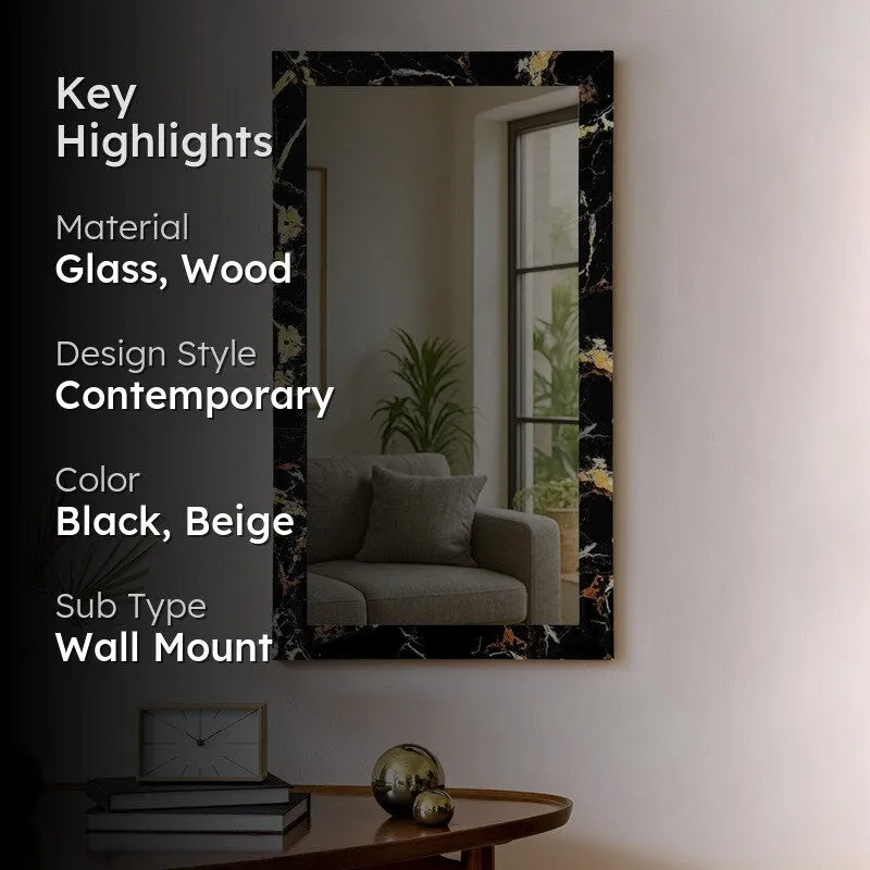 Majestique Wall Mirror With Wooden Frame media 2