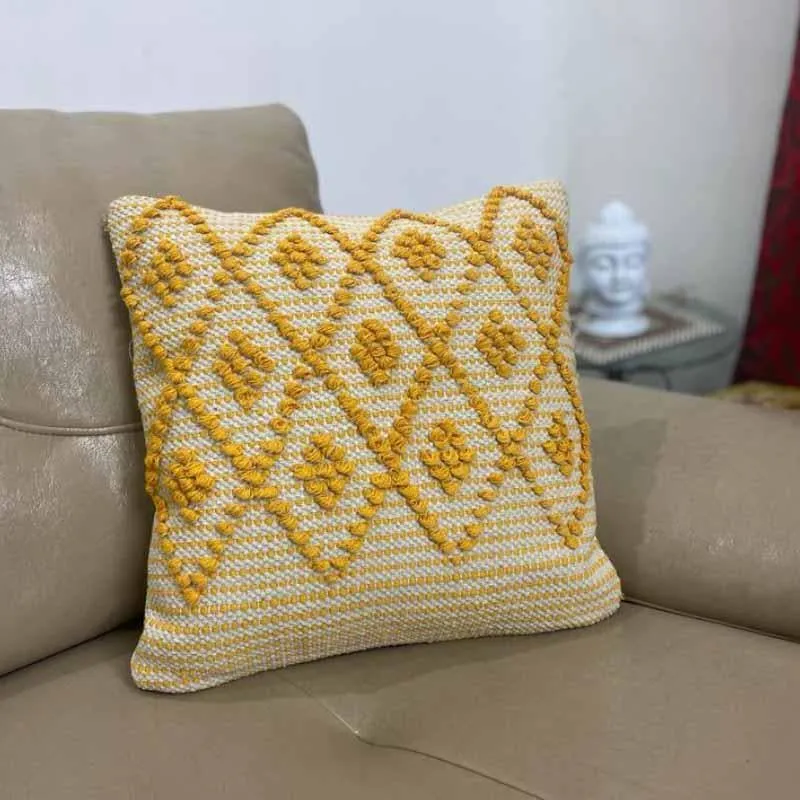 Hannah Diamond Tufted Cushion Cover media 2