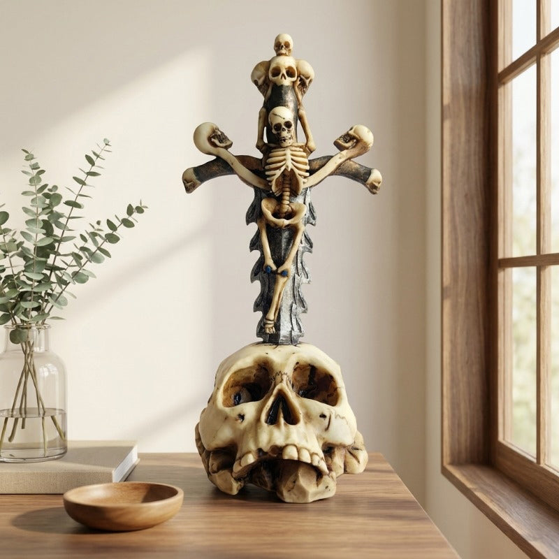 Gothic Skull Showpiece