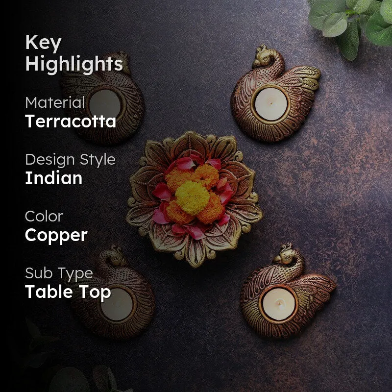 Duck Tea Light Holder - Set Of Four media 2