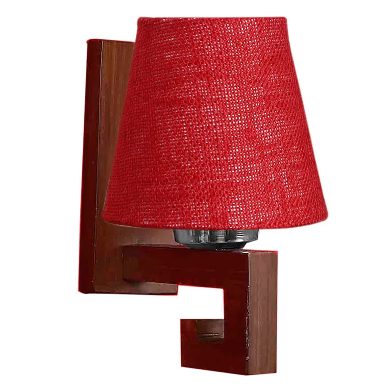 Royal Conical Wooden Wall Lamp media 5