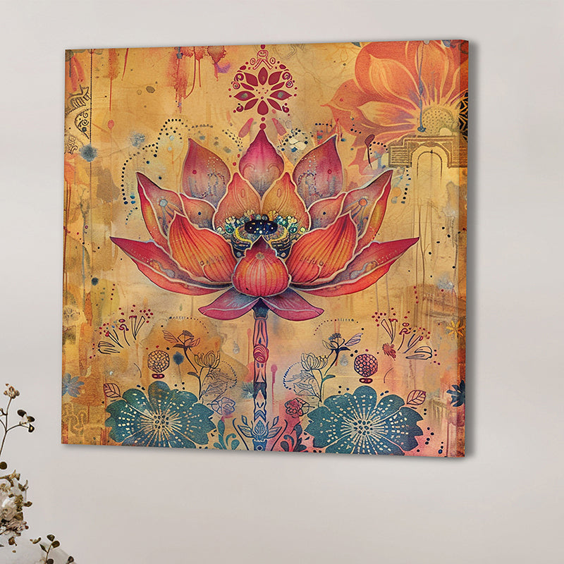 Lotus Meditation Wall Art media 5