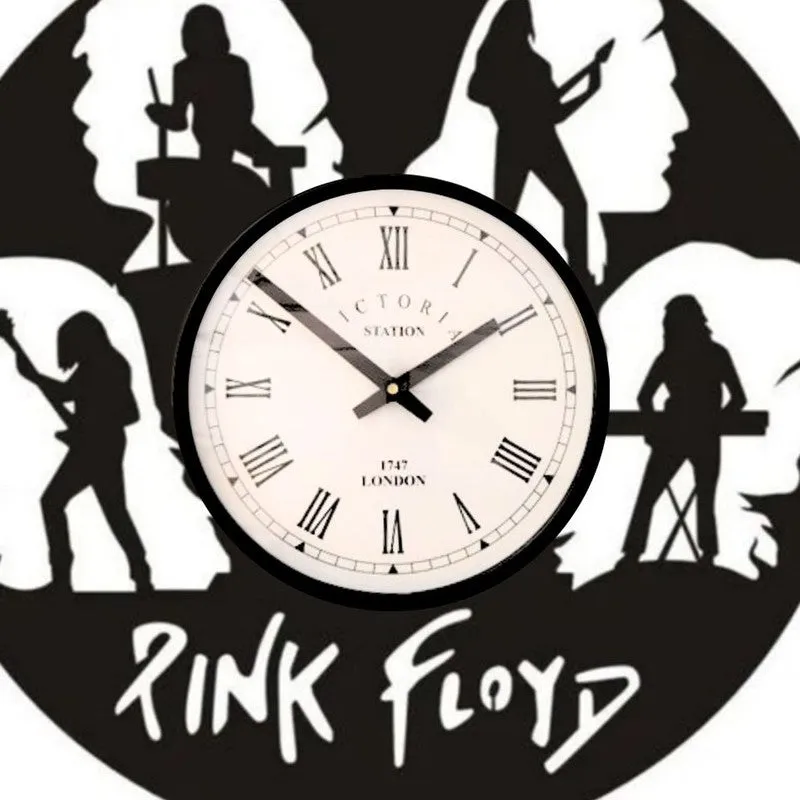Pink Floyd Steel Analog Wall Clock - Black media 5
