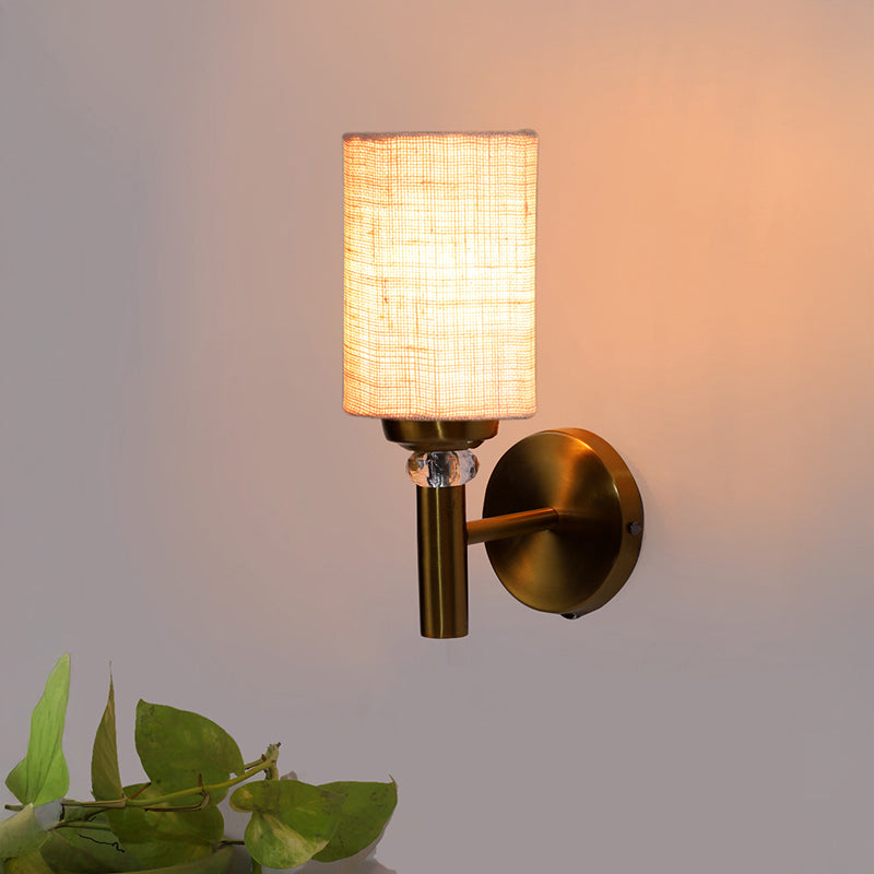 Sienna Jute Wall Lamp - Ivory