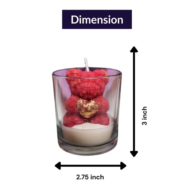 Heartfelt Glow Decorative Candles - Red media 11