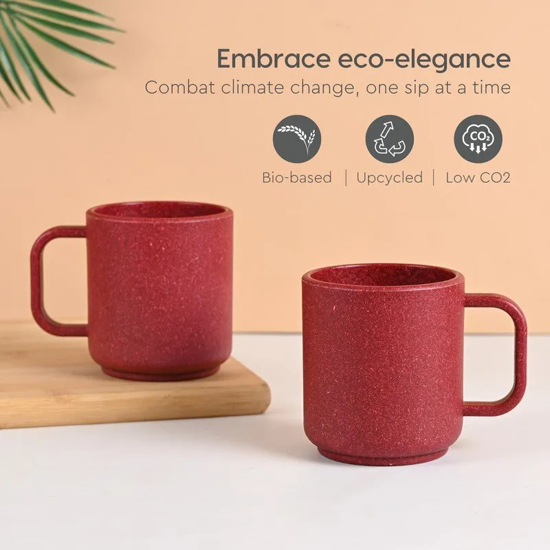 Crystalbrew Rice Husk Coffee Mug (350 mL Each) - Set Of Four media 6