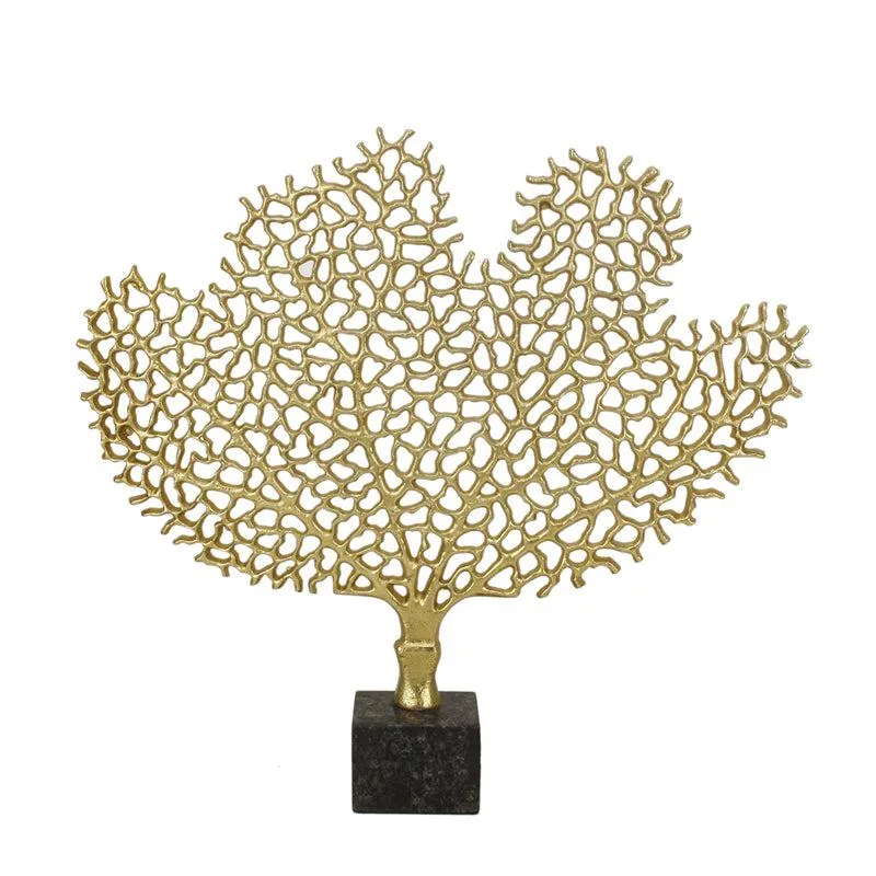Hritha Tree Showpiece - Gold media 3