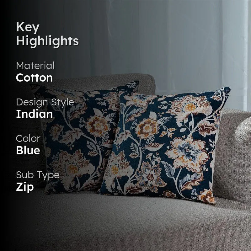 Misty Floral Cushion Cover - Set Of Two media 2