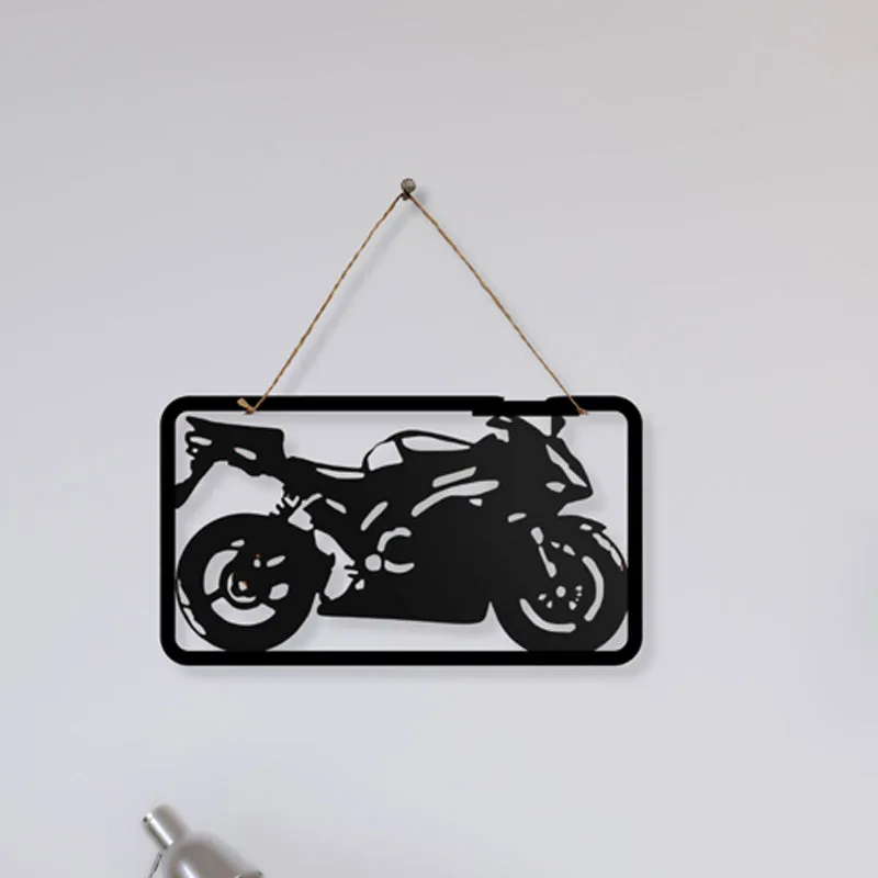 Lines Of Motorcycle I Iron Wall Accent media 3