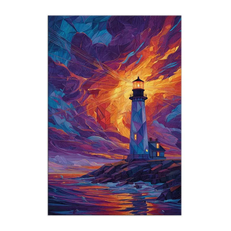Coastal Calm Lighthouse Canvas Wall Art media 3
