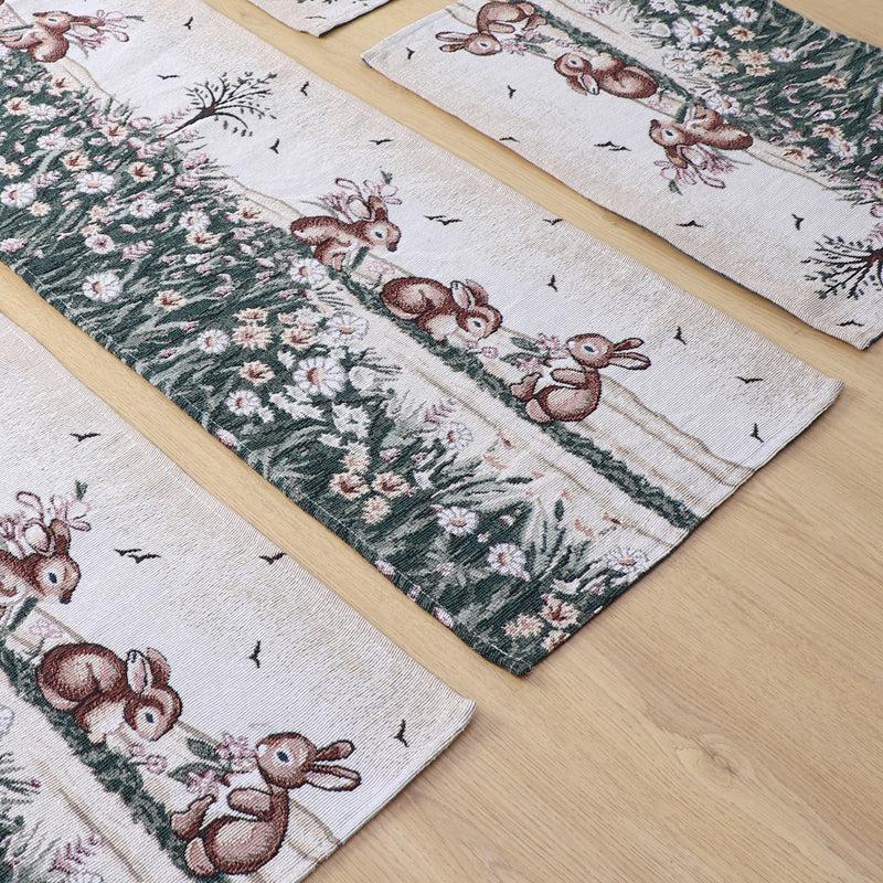 Bunny Garden Table Runner & Placemat - Seven Piece Set media 3