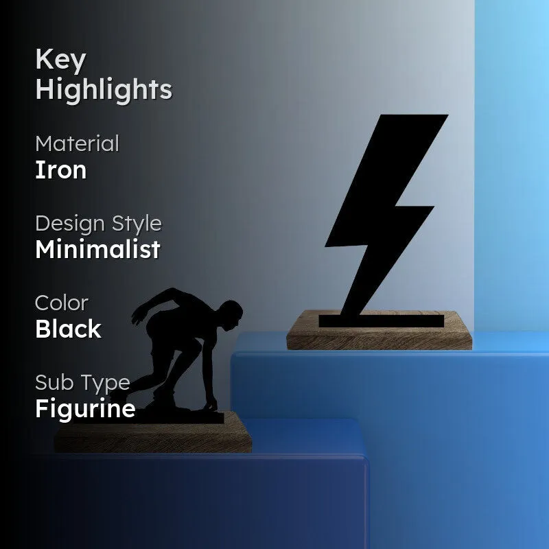 Thundering Athlete Showpiece - Set Of Two media 2