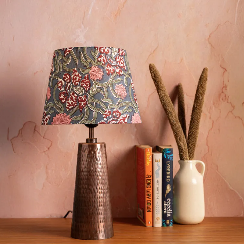 Cuppra Cone Flora Cotton Table Lamp - Multicolor media 2