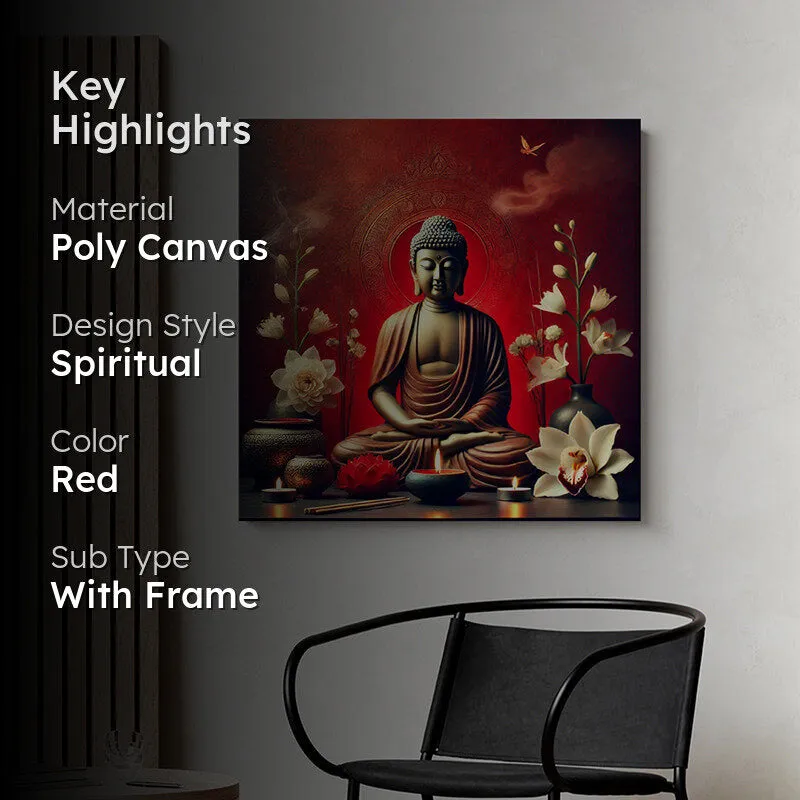 Candlelight Buddha Wall Painting media 2