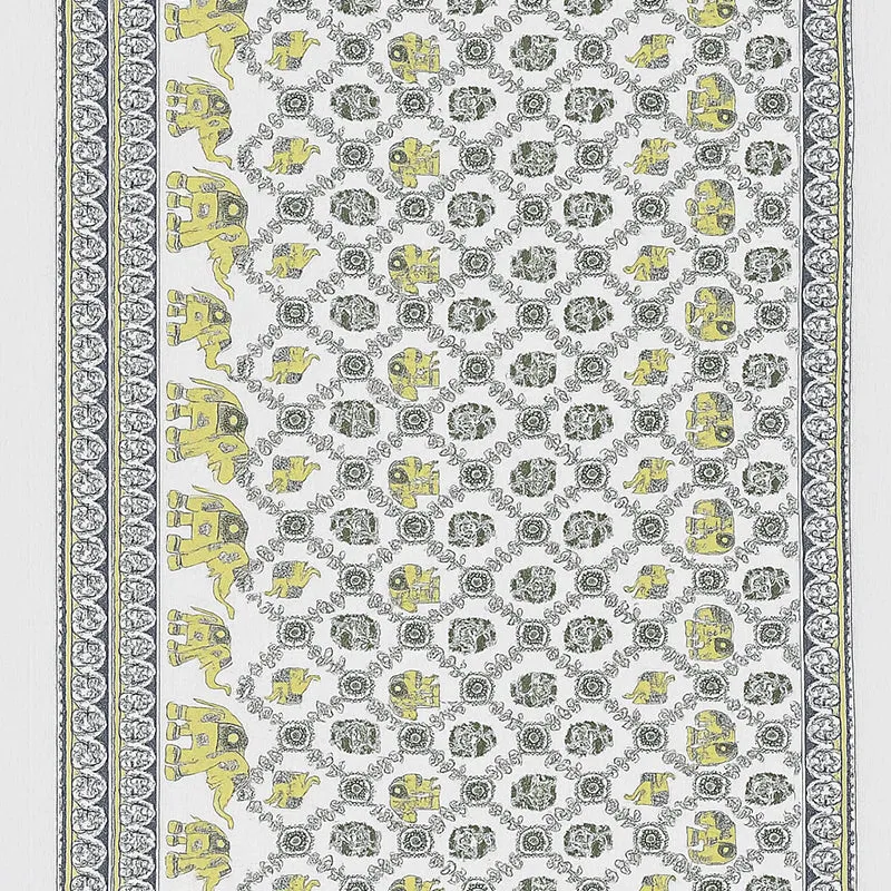 Anirvva Cotton Bedsheet (Grey, Green) - 180 TC media 4