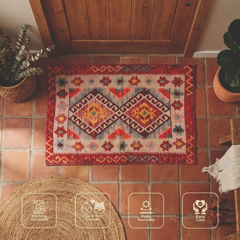 Pattern Play Cotton Hand Woven Cotton Rug media 7