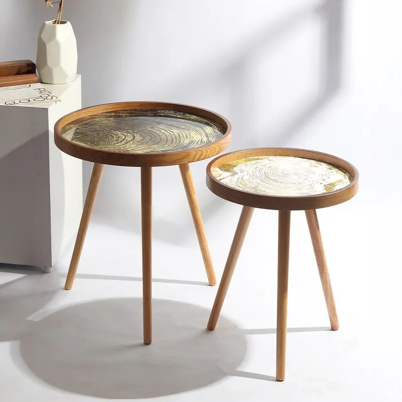 Solvane Mango Wood Side & Bedside Tables - Set of Two media 5