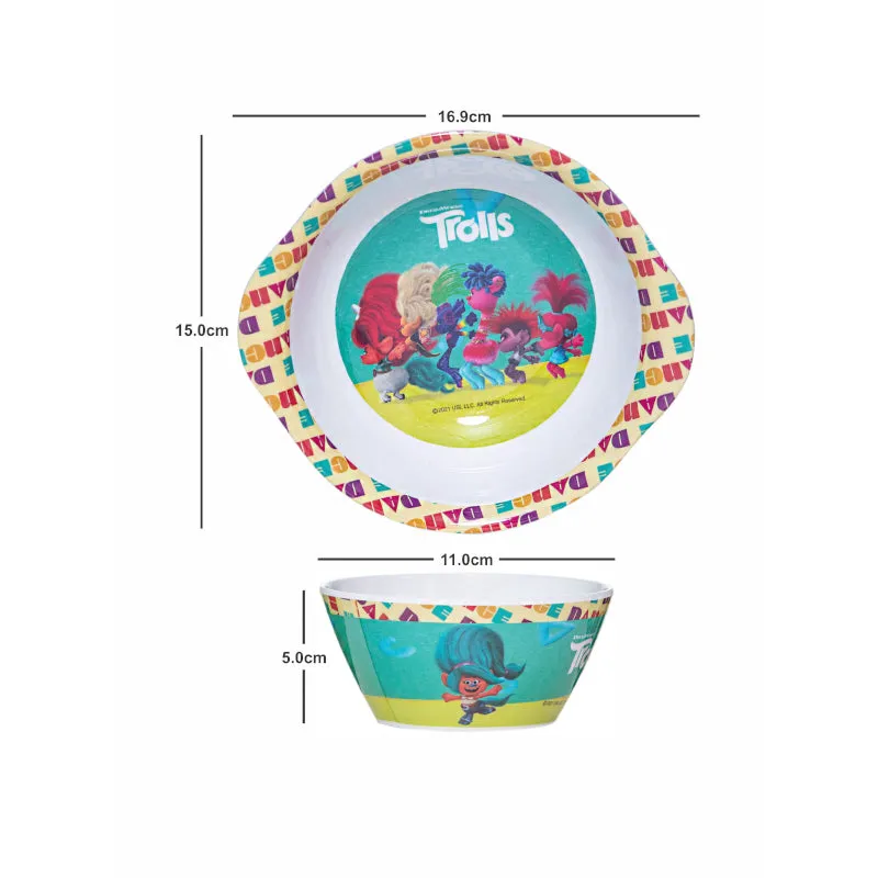 Servewell Trolls Fancy Kids Bowl- Set Of Two media 4