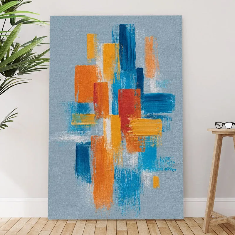 Color Cross Abstract Canvas Wall Art media 6