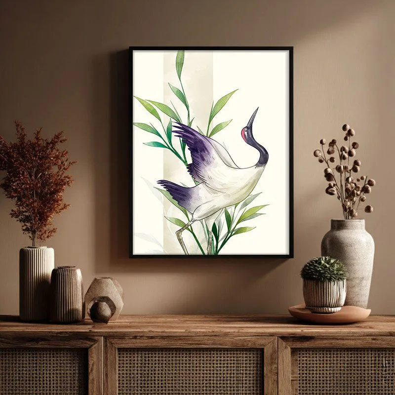 Feather & Foliage Botanical Archival Paper Wall Art With Frame media 3