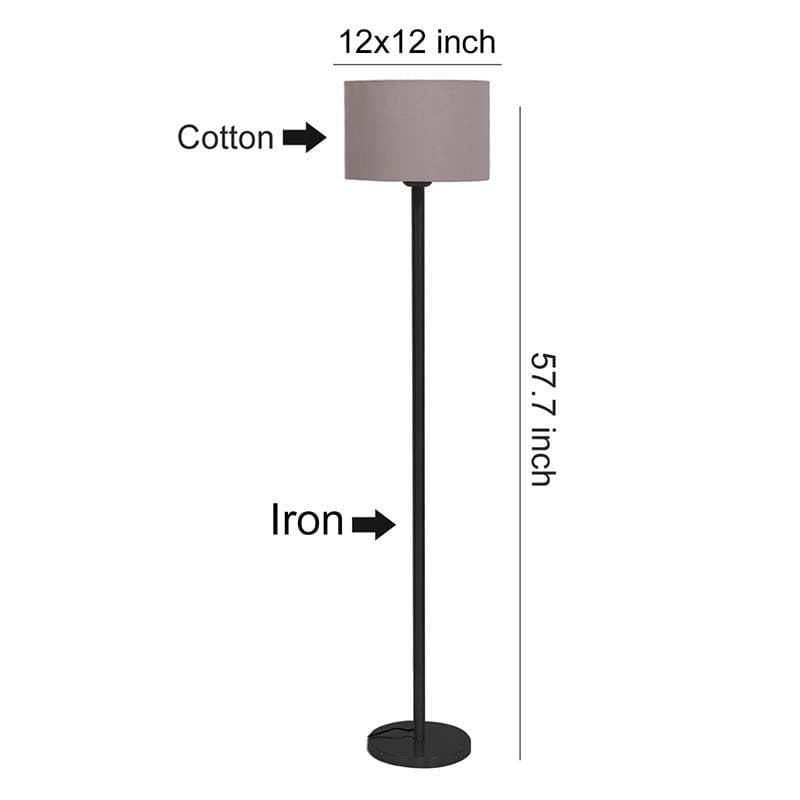Solid Talk Floor Lamp - Grey media 7