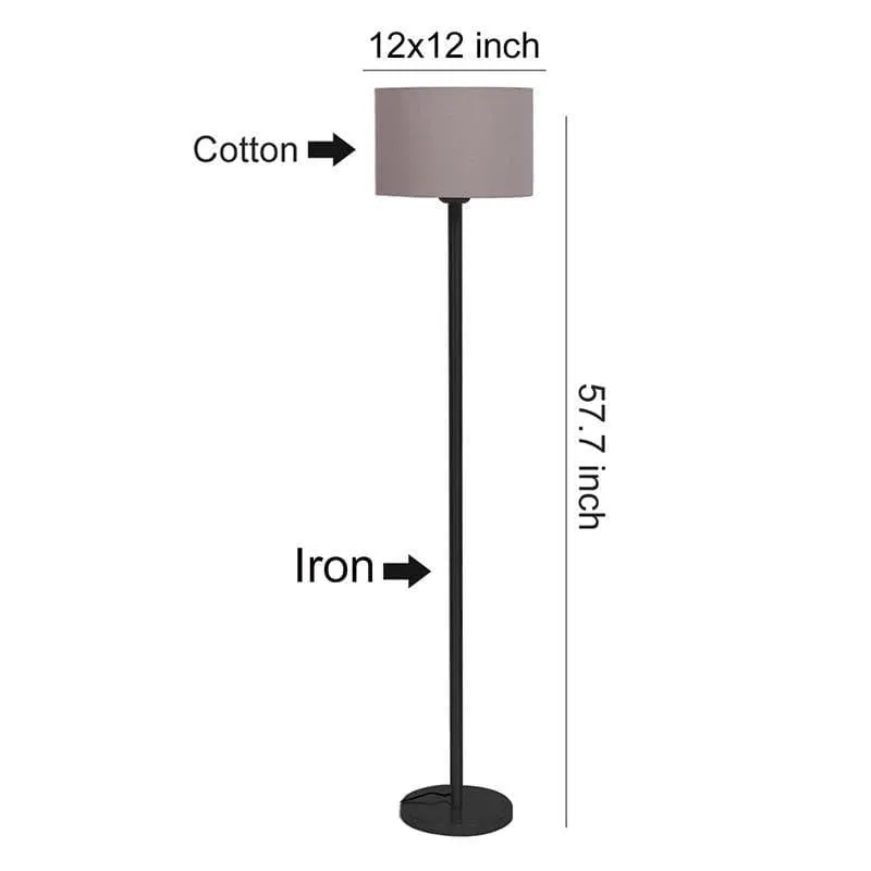Solid Talk Floor Lamp - Grey media 7