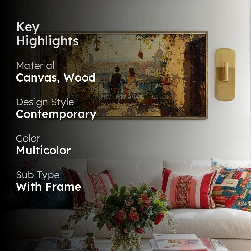 Still Affection Canvas Wall Painting With Frame media 2