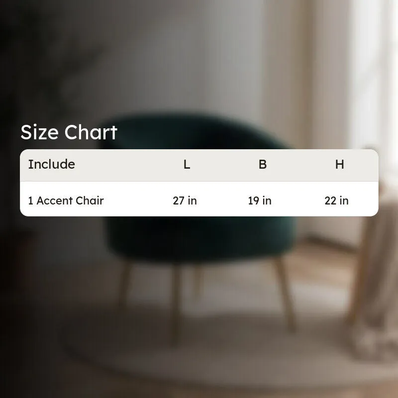 Stylo Neem Wood Accent Chair - Dark Green media 7