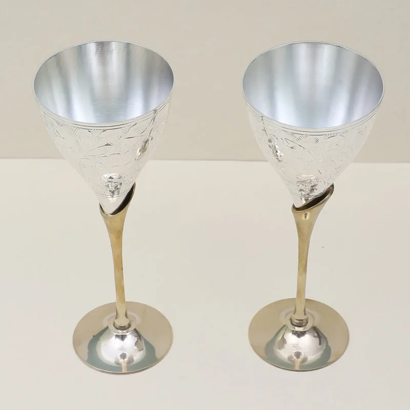 Ruqayya Martini Glasses (100 ML) - Set Of Two media 4