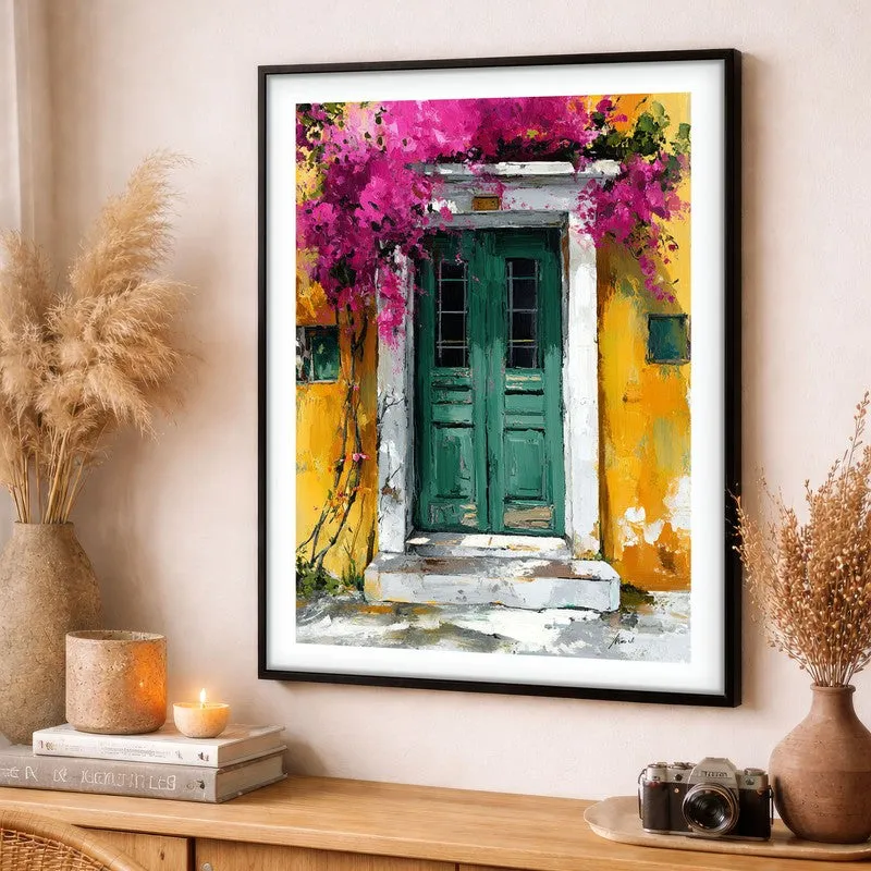 Eloria Canvas Wall Painting With Black Frame media 3