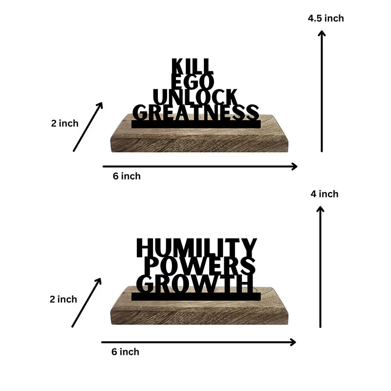 Humility & Growth Showpiece - Set Of Two media 4