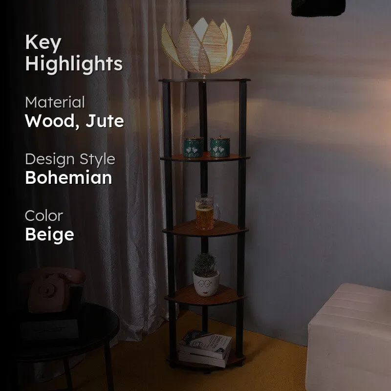 PearlCast Floral I Floor Lamp media 2