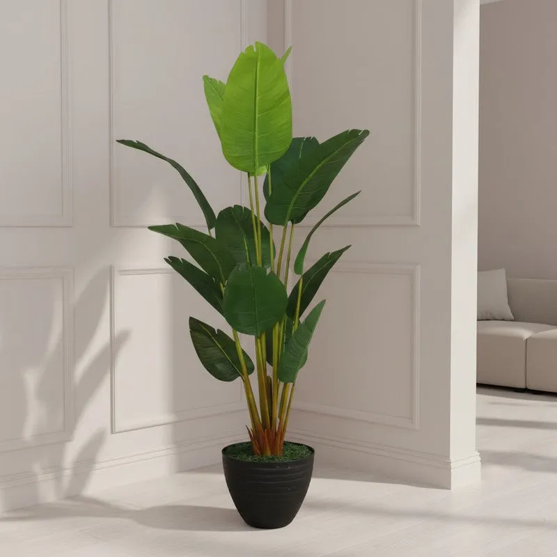 Artificial Travellers Palm Plant Without Pot - 5.9 Feet media 3